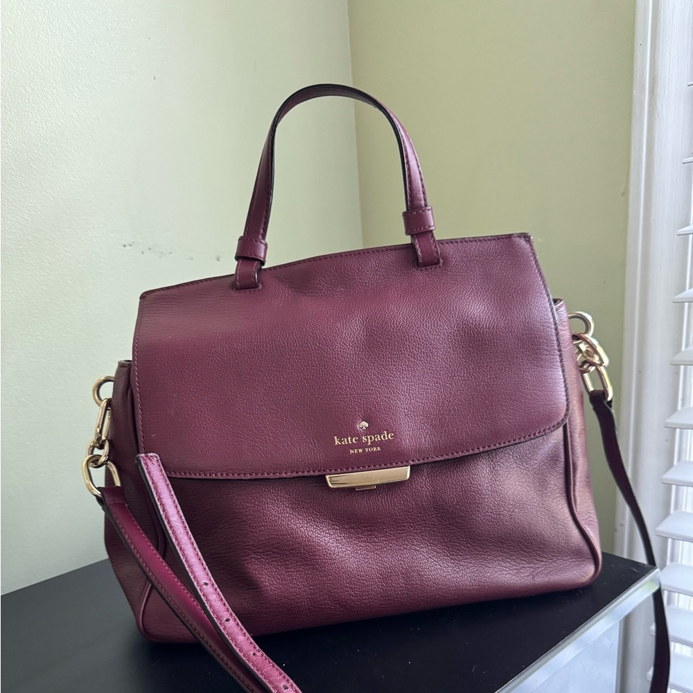 Kate Spade Plum Satchel Bag